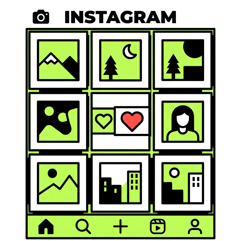 Instagram Ads Illustration