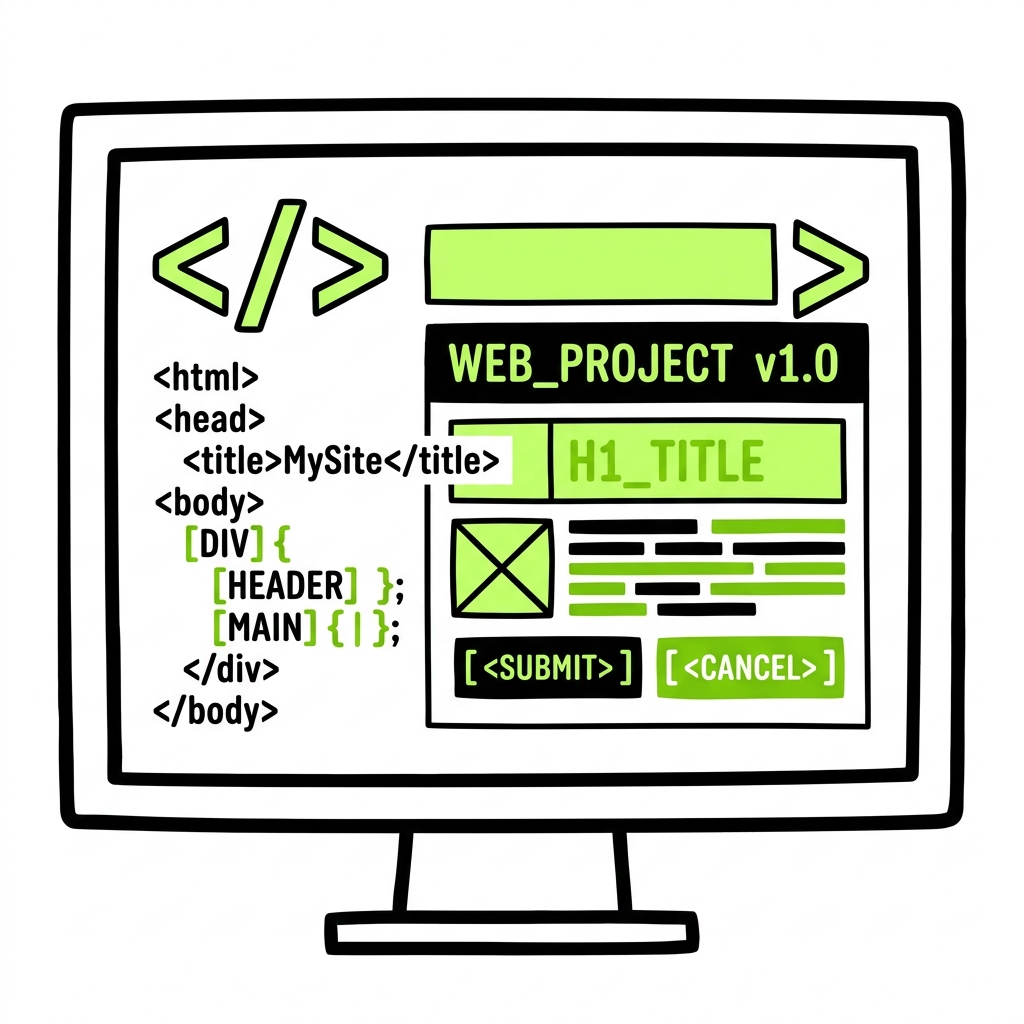 Web Development Illustration